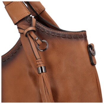 Dámská kabelka do ruky hnedá - Maria C Shayla