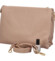 Dámska kožená kabelka do ruky růžová - Delami Jewel