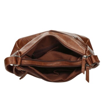 Dámská crossbody kabelka koňaková - Enrico Benetti Olia
