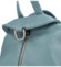 Dámský kožený batoh světle modrý - ItalY Marnos