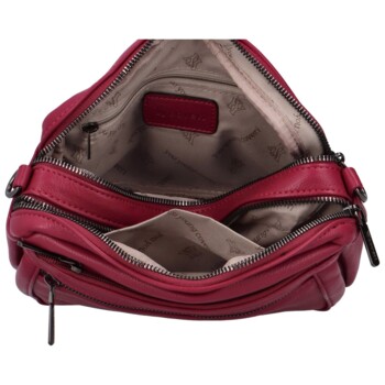 Dámská crossbody kabelka tmavě růžová - Coveri Bricky