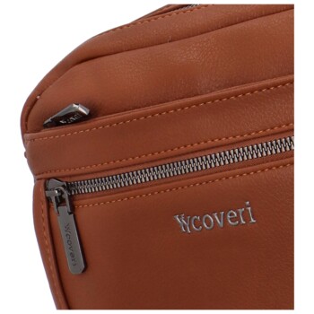 Dámská crossbody kabelka hnědá - Coveri Bricky