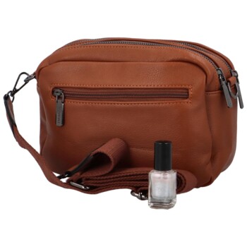 Dámská crossbody kabelka hnědá - Coveri Bricky