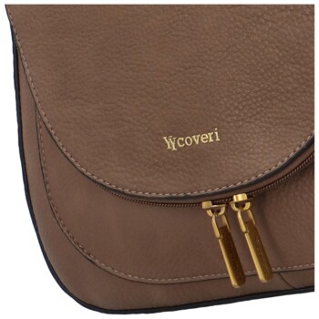 Dámská crossbody kabelka/taška zemitá hnědá - Coveri Desirée