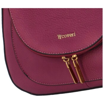 Dámská crossbody kabelka/taška vínová - Coveri Desirée