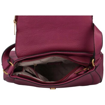 Dámská crossbody kabelka/taška vínová - Coveri Desirée