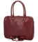Dámská pracovní kabelka přes rameno bordo - DIANA & CO Astrid