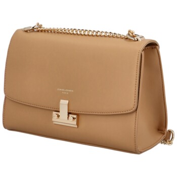 Dámská crossbody kabelka camel - David Jones Paige