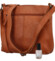 Dámská kožená crossbody kabelka hnědá - Mustang Azriel