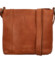 Dámská kožená crossbody kabelka hnědá - Mustang Azriel