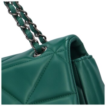 Dámská kabelka přes rameno zelená - DIANA & CO Fanny