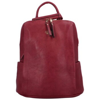 Dámský batoh kabelka vínový - Coveri Lusia