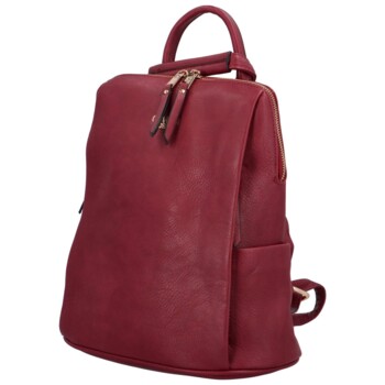 Dámský batoh kabelka vínový - Coveri Lusia