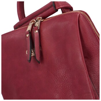 Dámský batoh kabelka vínový - Coveri Lusia
