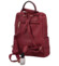 Dámský batoh kabelka vínový - Coveri Lusia