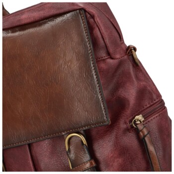 Dámský batůžek červený - MINISSIMI Lamar