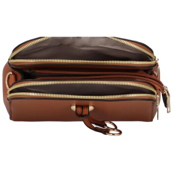 Dámská crossbody kabelka hnědá - MaxFly Dakota