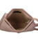 Dámská kožená crossbody kabelka růžová - Delami Eneta