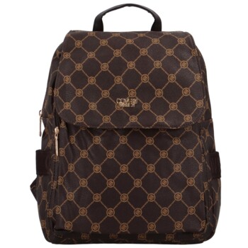 Dámsky městský batoh tmavě hnědý - Coveri Valeria