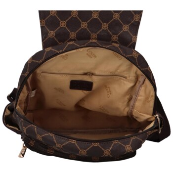 Dámsky městský batoh tmavě hnědý - Coveri Valeria