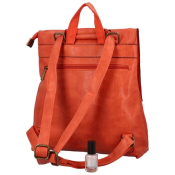 Dámský kabelko-batůžek oranžový - Coveri Belinda