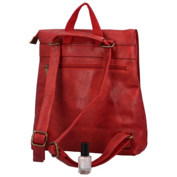 Dámský kabelko-batůžek červený - Coveri Belinda