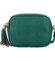 Dámská kožená crossbody kabelka tyrkysová -  ItalY Kriane G