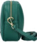 Dámská kožená crossbody kabelka tyrkysová -  ItalY Kriane G