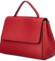 Dámská kožená kabelka do ruky červená - Delami Vera Pelle Fatismy