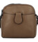 Dámská crossbody kabelka/taška zemitá hnědá - Paolo bags Sarah