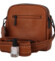 Dámská crossbody kabelka/taška hnědá - Paolo bags Sarah