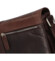 Pánská kožená crossbody taška černá - Greenwood Justwant