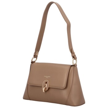 Dámská crossbody kabelka taupe - David Jones Felecia