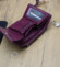 Dámská kožená peněženka fialová - Gregorio Samuela