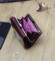 Dámská kožená peněženka fialová - Gregorio Samuela