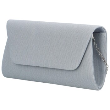 Dámské třpytivé psaníčko stříbrné - MOON Atenine