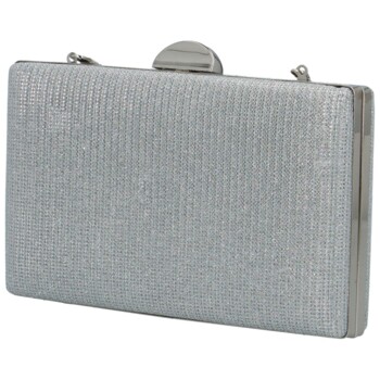 Elegantní dámské psaníčko stříbrné - MOON Coletta