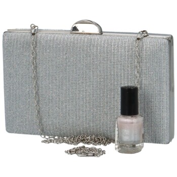 Elegantní dámské psaníčko stříbrné - MOON Coletta