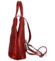 Dámský kožený batoh červený - Delami Wernieta