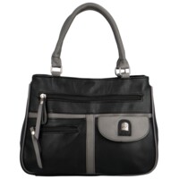Dámská kabelka do ruky černo/šedá - Firenze Aryana Teea