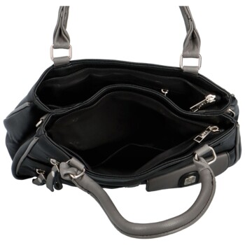 Dámská kabelka do ruky černo/šedá - Firenze Aryana Teea