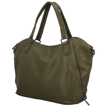 Dámská kabelka na rameno khaki - Paolo bags Wahidas