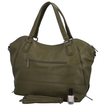 Dámská kabelka na rameno khaki - Paolo bags Wahidas
