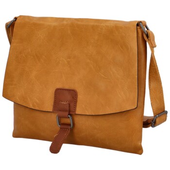 Dámská crossbody kabelka/taška žlutá - Coveri Asmare