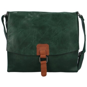 Dámská crossbody kabelka/taška tmavě zelená - Coveri Asmare
