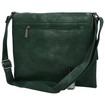 Dámská crossbody kabelka/taška tmavě zelená - Coveri Asmare