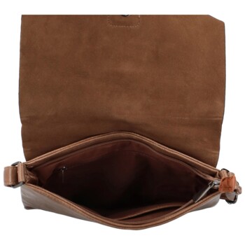Dámská crossbody kabelka/taška zemitá hnědá - Coveri Asmare