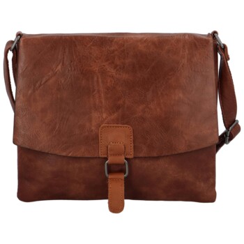 Dámská crossbody kabelka/taška tmavě hnědá - Coveri Asmare