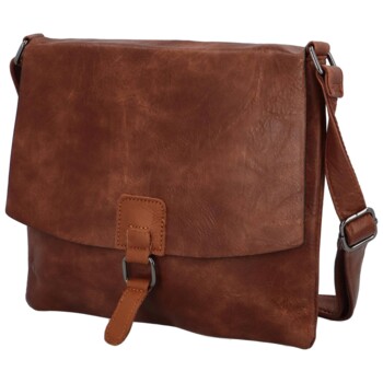 Dámská crossbody kabelka/taška tmavě hnědá - Coveri Asmare