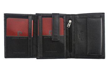 Pánská kožená peněženka černá - Pierre Cardin Arnold